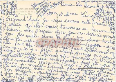Ronce-les-Bains — praia e banhos — editor não visível — Verso