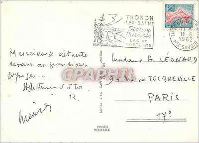 Morzine — Ski-station — Uitgave « La Capitale » n°105 — Achterkant