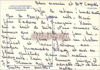 Vic-sur-Cère — Ogólny widok — IRIS — Rewers