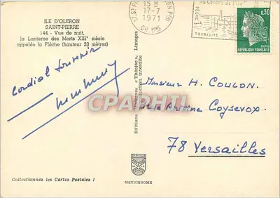 Wyspa Oleron — La Flèche (Lanterne des Morts) — Wydawnictwo Mexichrome — Rewers