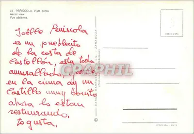 Peñíscola — Vista aérea — GARCIA & CHIA — Verso