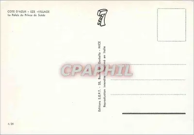 Eze — Wioska — Pałac Princesy Suade — Wydawnictwo S.E.P.T. — Rewers
