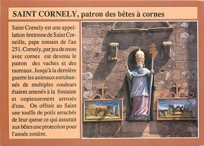 São Cornély, patro da vacas — Carnac, Morbihan — Éditions d'Art JOS