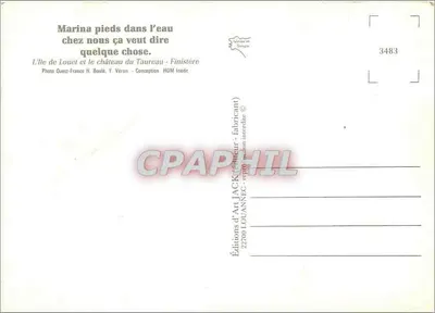 Wyspa Louët — zamkowy Taureau — Nowa Falę Bretanii — Rewers
