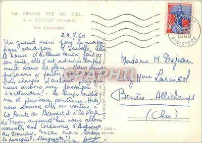 Loctudy (Finistère) — Vista geral — Edições Gaby — Verso