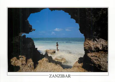 Arco de coral em Matemwe, Zanzibar — Publicado por The Gallery Publications, Zanzibar