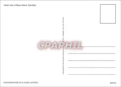 Ilha de Bawe — Zanzibar — GA121 — Verso