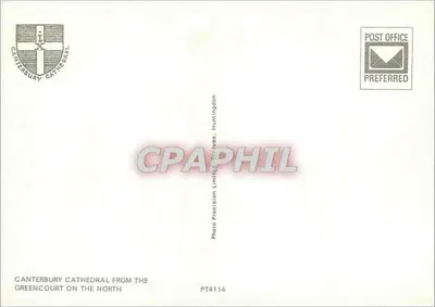 Katedra w Canterbury — widok z północy z Green Court — Photo Precision Limited, PT4114 — Rewers