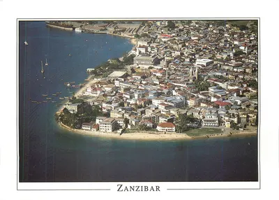 Zanzibar — vista aérea da costa — HSP Publications