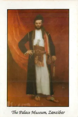 Retrato de Sayyid Majid bin Said — (1856-70) — Museu do Palácio, Zanzibar
