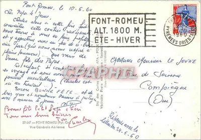फॉन्ट-रोम्यू — व्यापक हवाई दृश्य — स्टे डेस क्रिंस, फोटो चार्ल्स हेनरियार्ड — पीछे