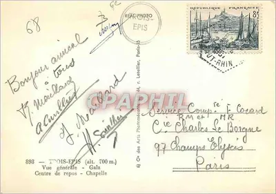 Trois-Epis — Ogólny widok — wydawca Réal Photo Epis, nr 898 — Rewers