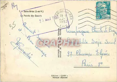 A Ponta dos Essarts — Saint-Briac-sur-Mer — Éditions Gaby — Verso