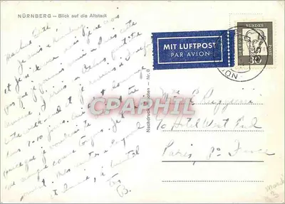 Nürnberg — Widok na stary miasteczko — Wydanie Nr 8 — Rewers