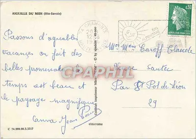 A Aiguille du Midi — vista panorâmica com gôndola e escudo — editor Cimchrome — Verso