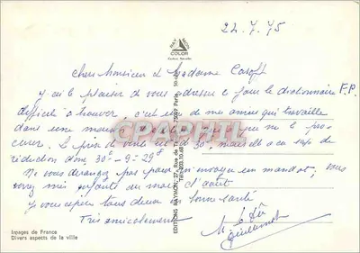 Fresnes — Diversos aspectos da cidade — Éditions RAYMOND — Verso
