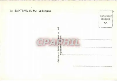 Saint-Paul (A.M.) — La Fontaine — Collectie A. Baux — Achterkant