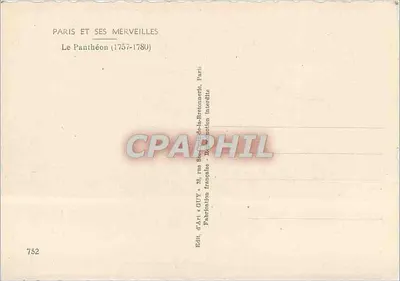 Panthéon — Paryż (1757-1780) — Wyd. GTV, Paryż — Rewers