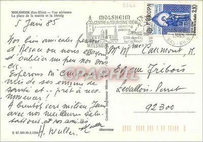 Molsheim — Widok z lotu — Idealny Zamek Turystyczny — Rewers