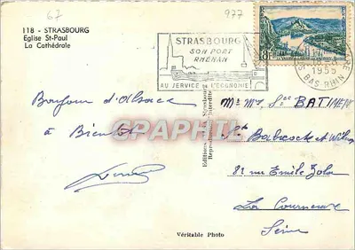 Estrasburgo — Catedral de Nossa Senhora — Edições Estrasburgo Proibida — Verso