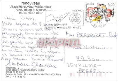 Bourg-Saint-Maurice - Les Arcs — Férias Renovação — Verso