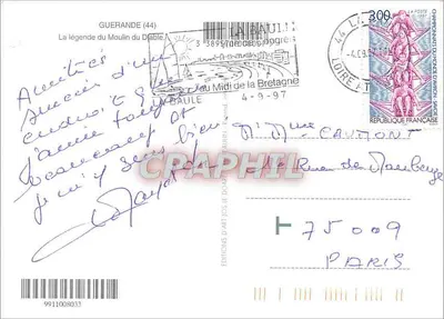 El Molino del Diablo — Guérande (44) — Éditions d'Art Jos Le Doar — n° 75009 — Reverso