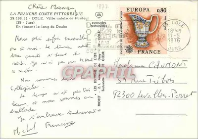 Dole — Widok uroczy — Les Éditions de l'Est — Rewers