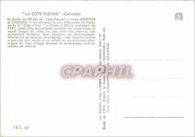 Côte Fleurie — Honfleur bis Cabourg — Éditions Yvon — Rückseite