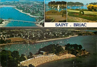 Saint-Briac — vista aérea e porto — Éditions du Gabier