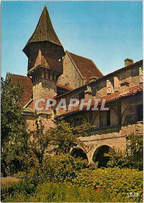 Espagnac-Sainte-Eulalie — O campanário de Val de Paradis (século XIII) coroado por uma construção em colmata — Éditions Panazol