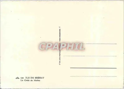 Wyspa Bréhat — Krzyż Modez — C. des Arts Photographiques, Paryż-Strasburg — Rewers