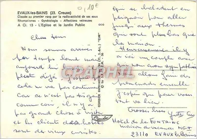 Kościół św. Piotra w Évaux-les-Bains — Évaux-les-Bains (23) — Cing — Rewers