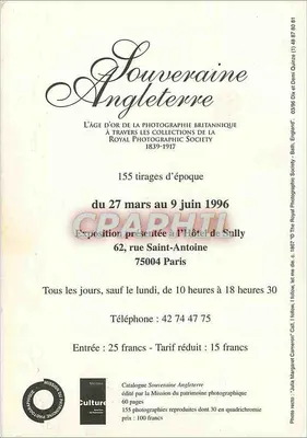 Sobrinha da Inglaterra — A Era de Ouro da Fotografia Britânica através das coleções da Royal Photographic Society 1839-1917 — edição limitada 155 impressões — Verso