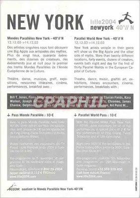 Parallel World New York — 40° równoleżnik północny — Accor — Rewers