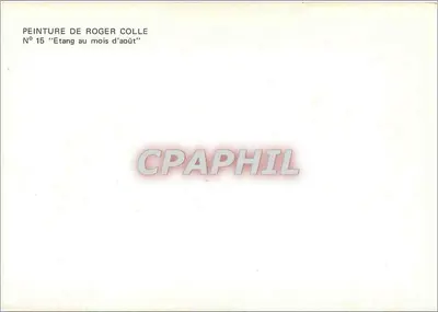 Dwa drzewa przy jeziorze — obraz Rogera Colle — N°15 — Rewers