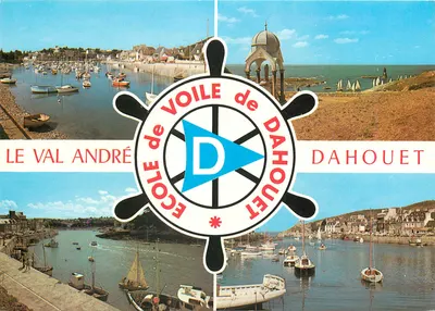 Le Val André — Escola de Vela de Dahouët — Editor não visível