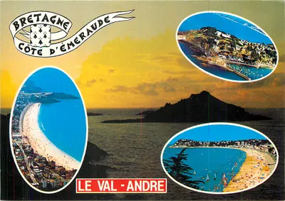 Le Val-André — Bretanha, Costa da Esmeralda — editor Chaligne, n° 23370
