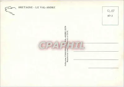Le Val-André — Bretanha, Costa da Esmeralda — editor Chaligne, n° 23370 — Verso