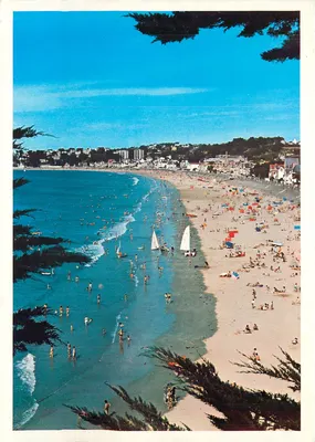 Bretanha - O Val-André — A praia vista dos Murs Blancs — Coleção Chaligne 2370