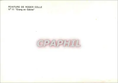 Jezioro w Gâtine — obraz Rogera Colle — N°11 — Rewers