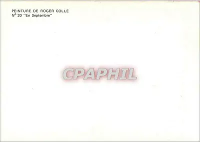 Pejzaż jesienny — 'W wrześniu' — Roger Colle, N° 20 — Rewers