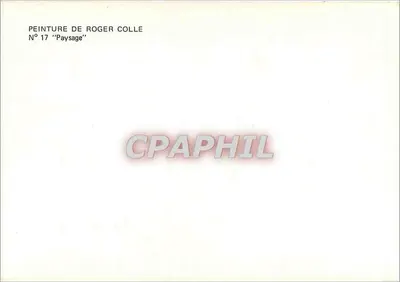 Pejzaż — praca Rogera Colle — N°17 — Rewers