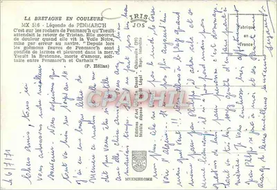 Lenda de Penmarc'h — Edições d'Art Jos — n° MX 516 — Verso