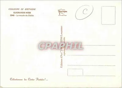 O moinho do Diabo — Guerande, Loire-Atlântique — Éditions d'Art Jaouannecc — Verso