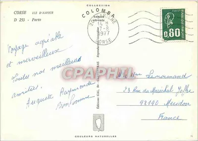 Porto — Korsyka — Wydawnictwo GAL, seria D 253 — Rewers