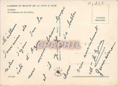 La Calanque de Port-Miou — Cassis — Wydawnictwo Bandal — Rewers