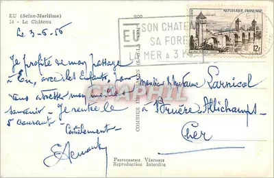 O Castelo da Floresta - Seine-Maritime — fotografia — Graphphil — Verso