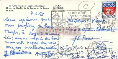 Le Moulin de la Masse et le Bourg de Batz — Minicolor — Verso