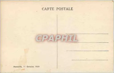 Marseille — O Forte Saint Jean — Editor não visível, número de série não visível — Verso