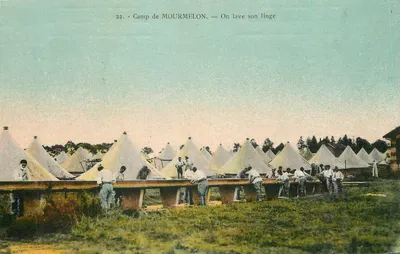 Campo de Mourmelon — Lava-se a roupa — Editor: , n° 22
